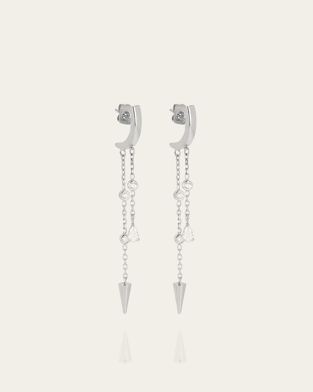 Boucles d'oreilles Tahia (Acier)