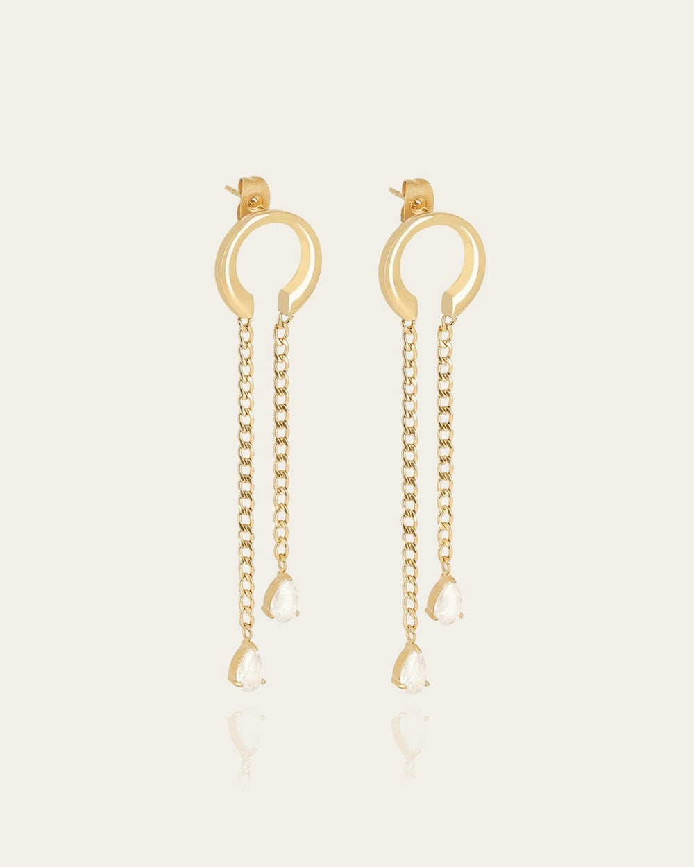 Nerja Earrings (Gold-plated steel)