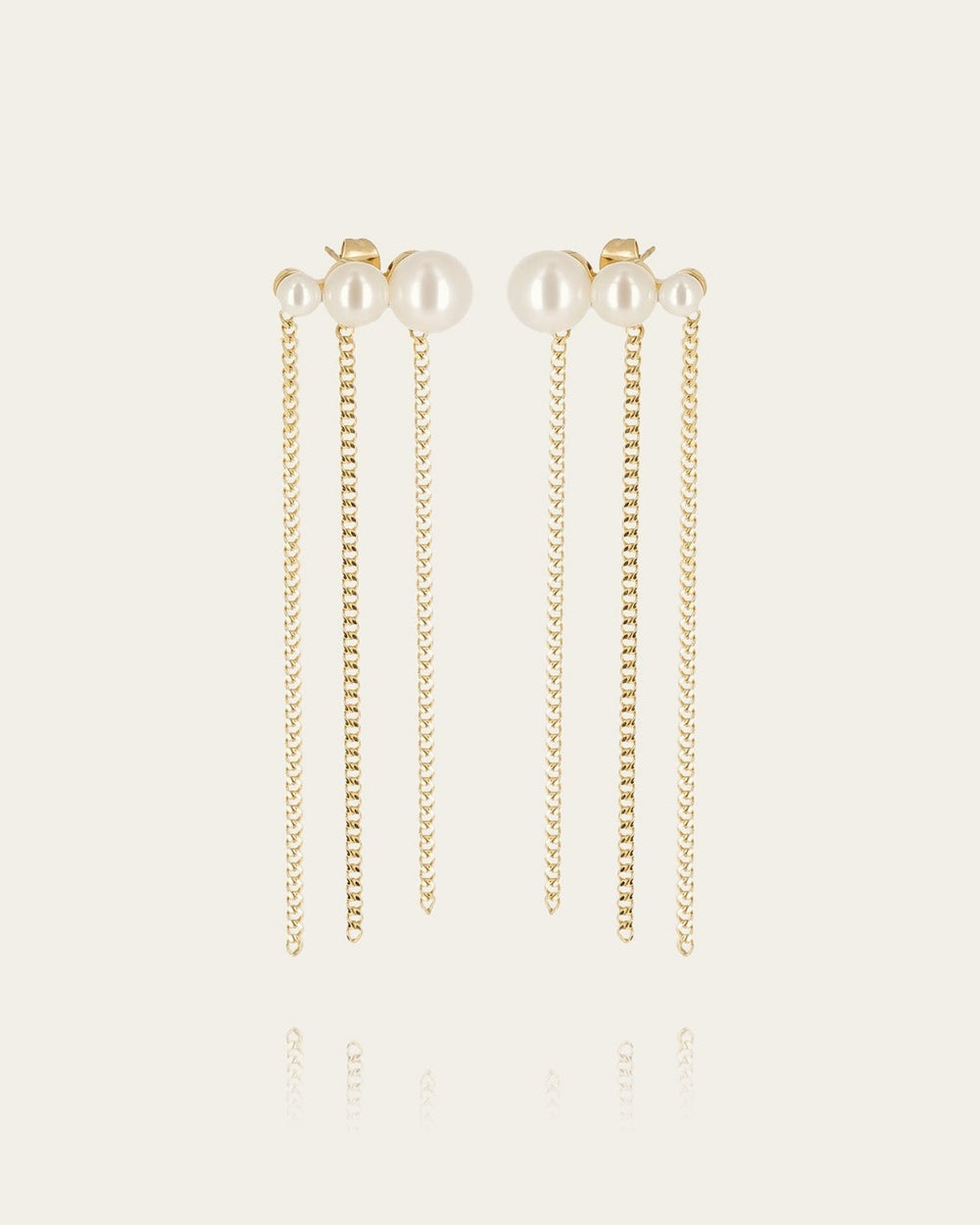 Tellus Earrings (Gold-plated steel)