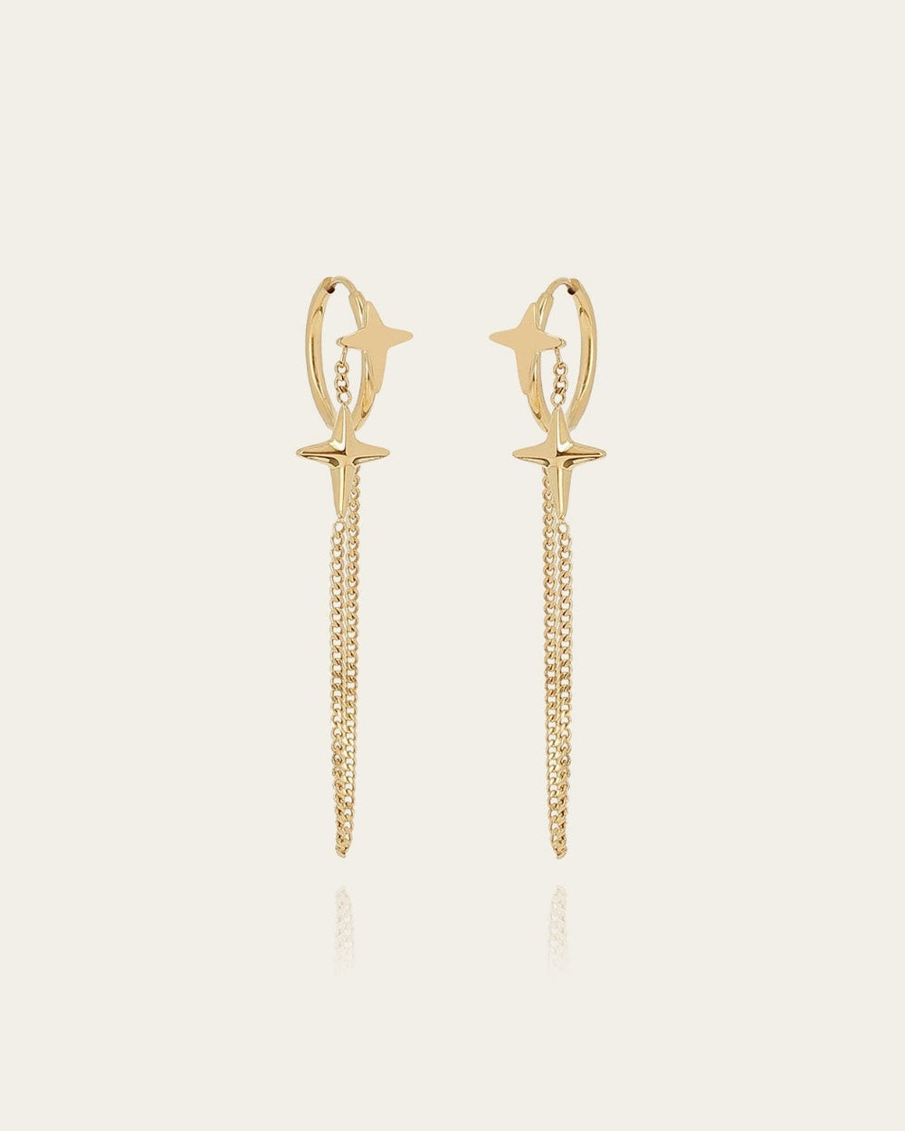 Boucles d'oreilles Erbajolo (Acier doré)