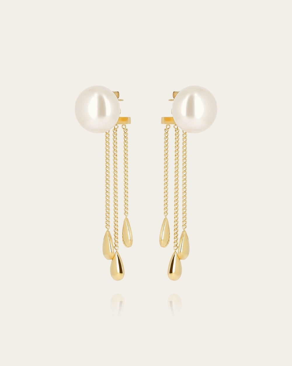 Lagon Earrings (Gold-plated steel)