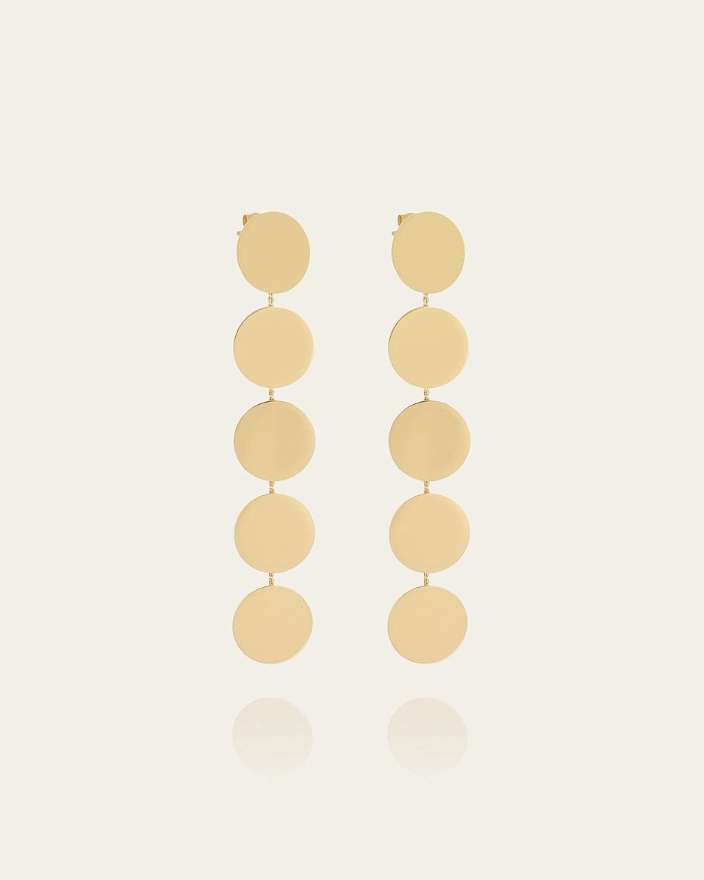 Belisa earrings (gold-plated steel)