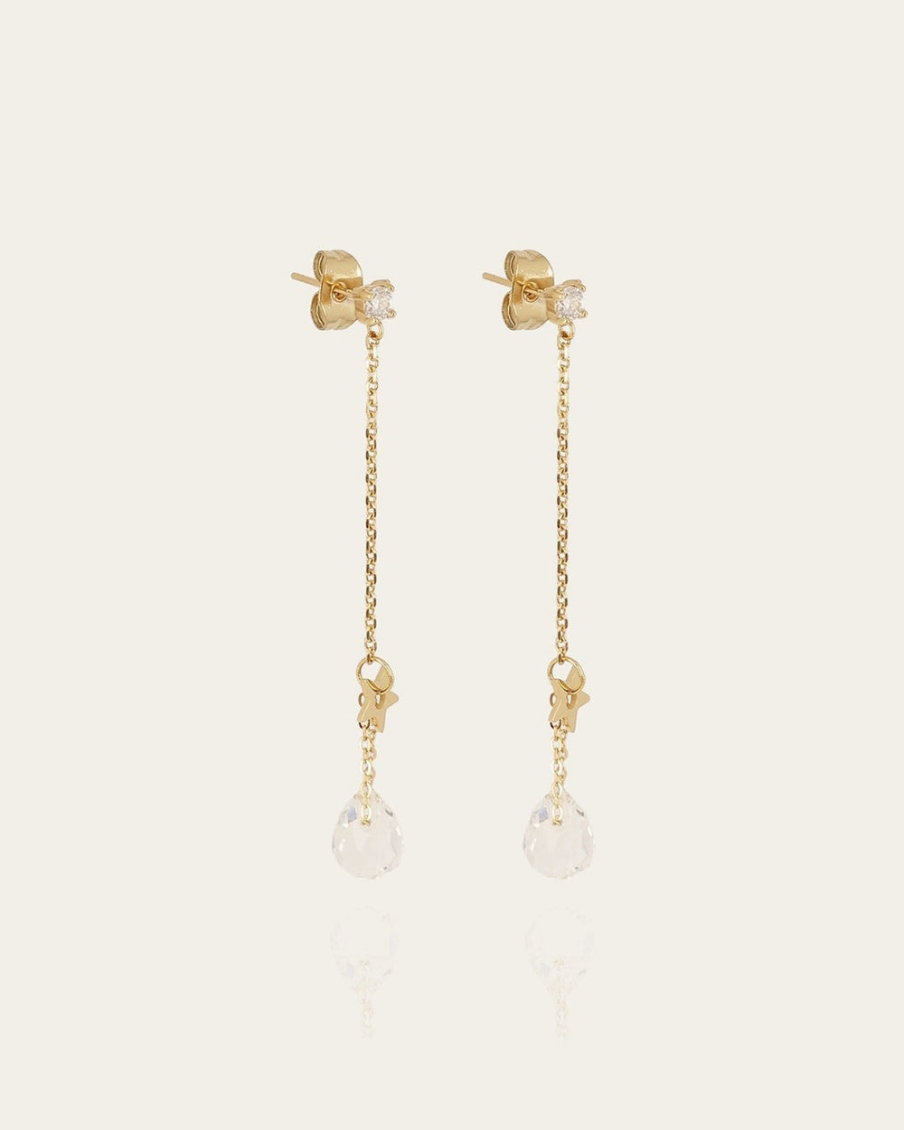 Orine earrings (gold-plated steel)