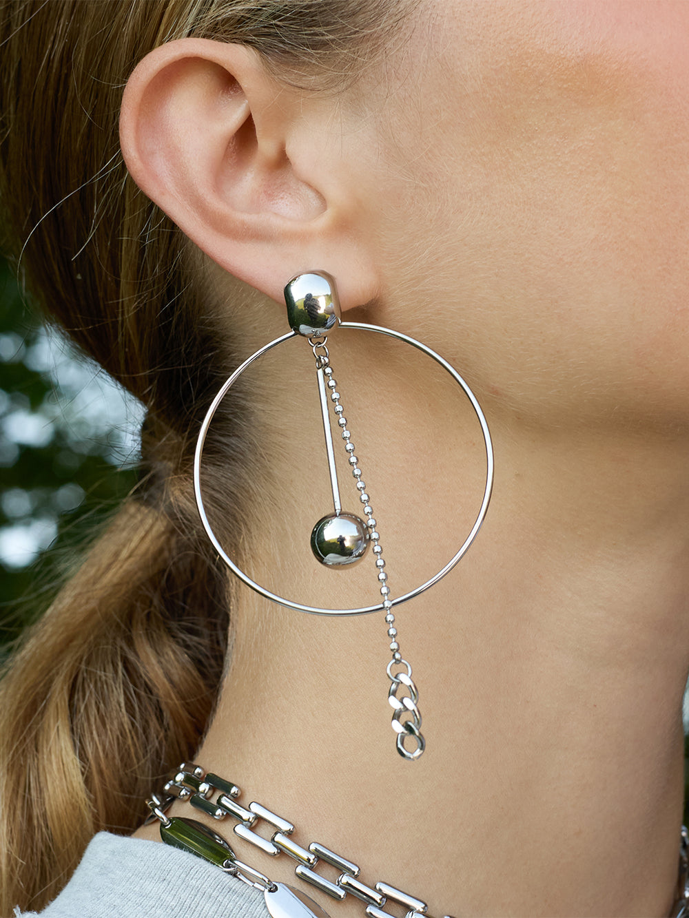Boucles d'oreilles Cendre