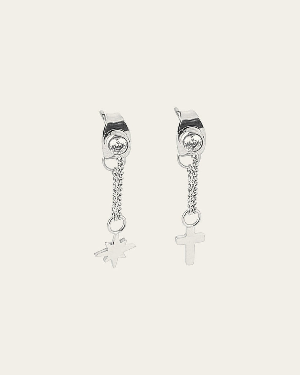 Romane Earrings (Steel)