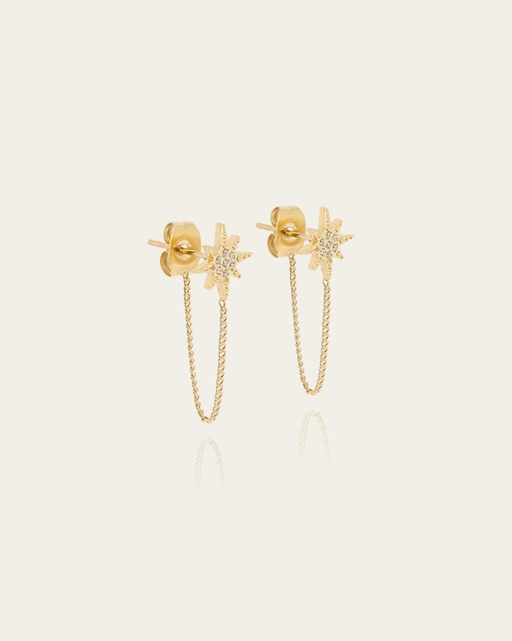 Isaac Earrings (Gold-plated steel)