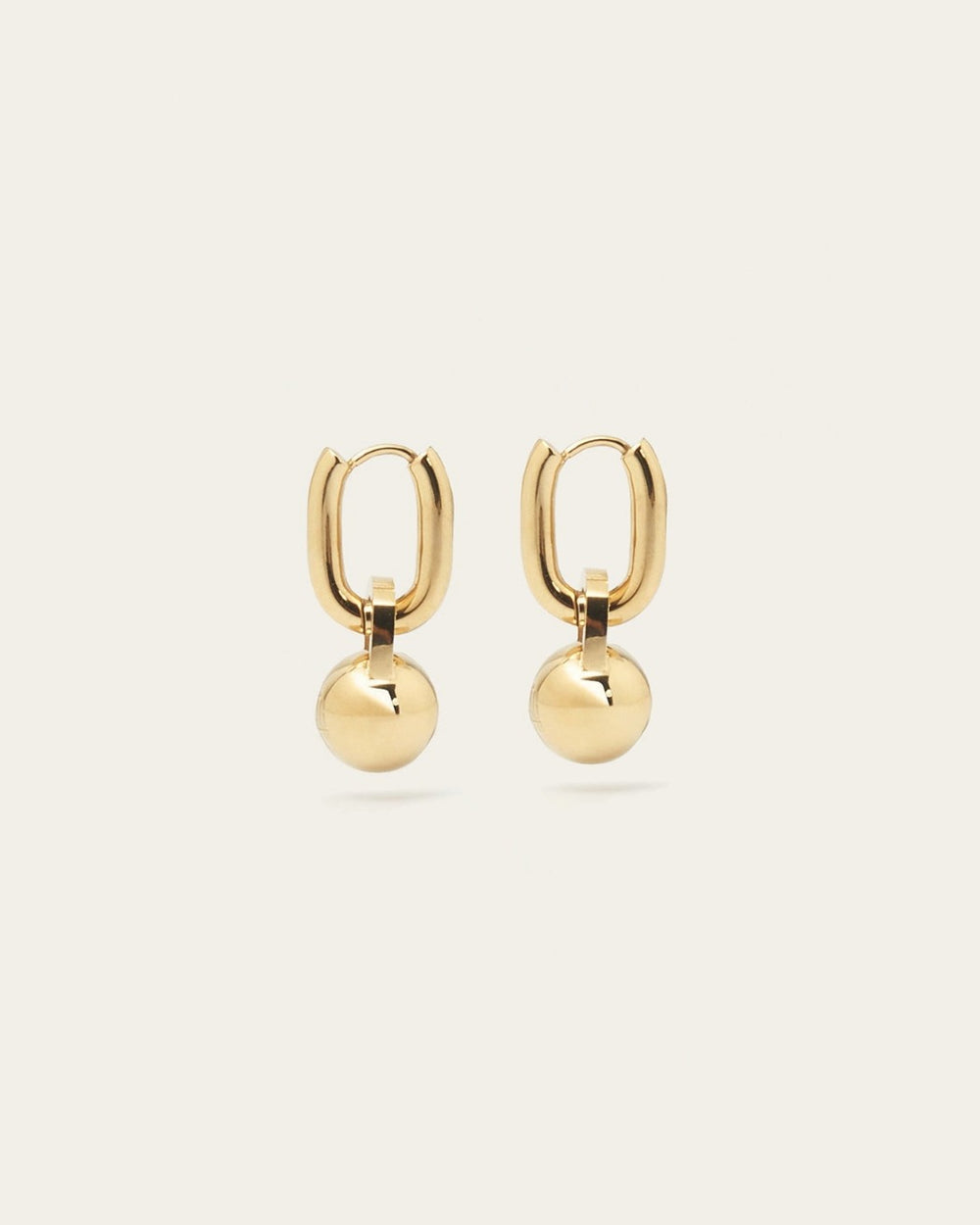Boucles d'oreilles Shanice (Acier doré)