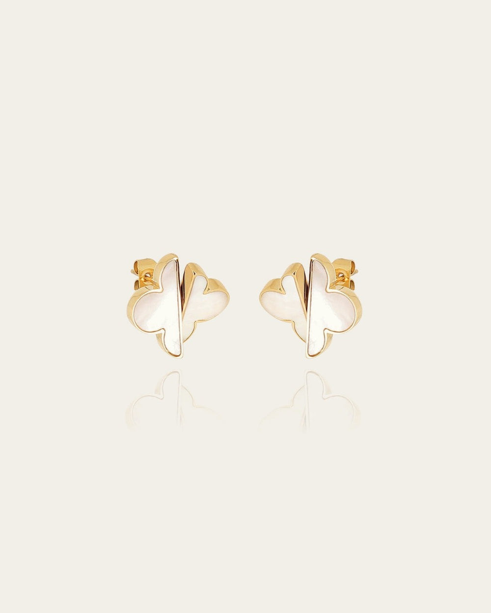 Boucles d'oreilles Azzo (Acier doré)