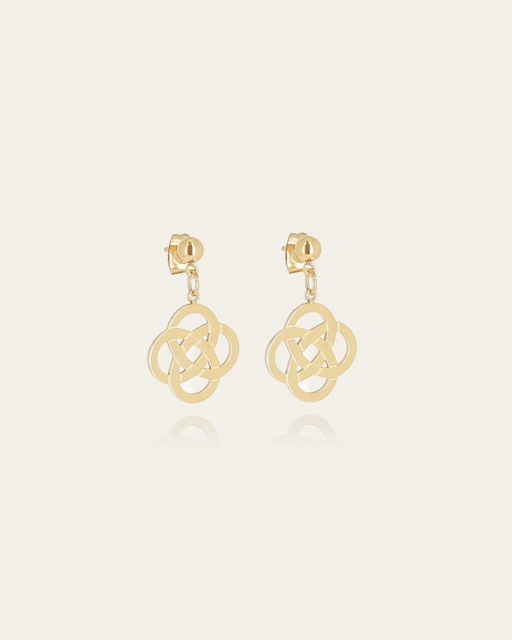 Infini Earrings (Gold-plated Steel)
