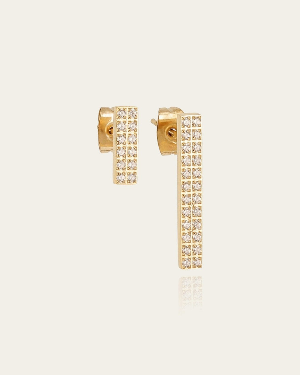 Boucles d'oreilles Cinzia (Acier doré)