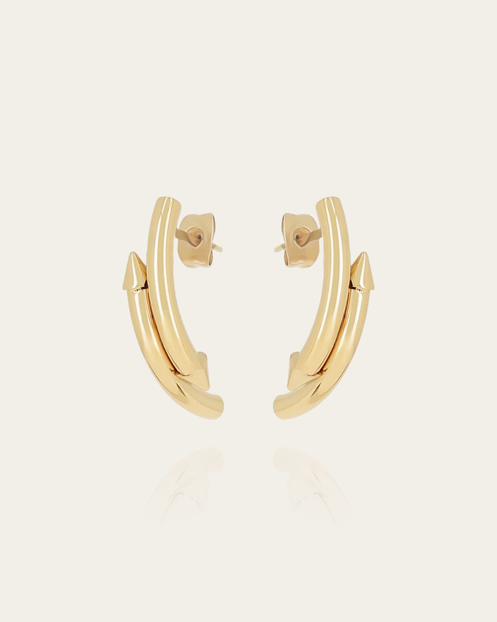 Boucles d'oreilles Usopp (Acier doré)