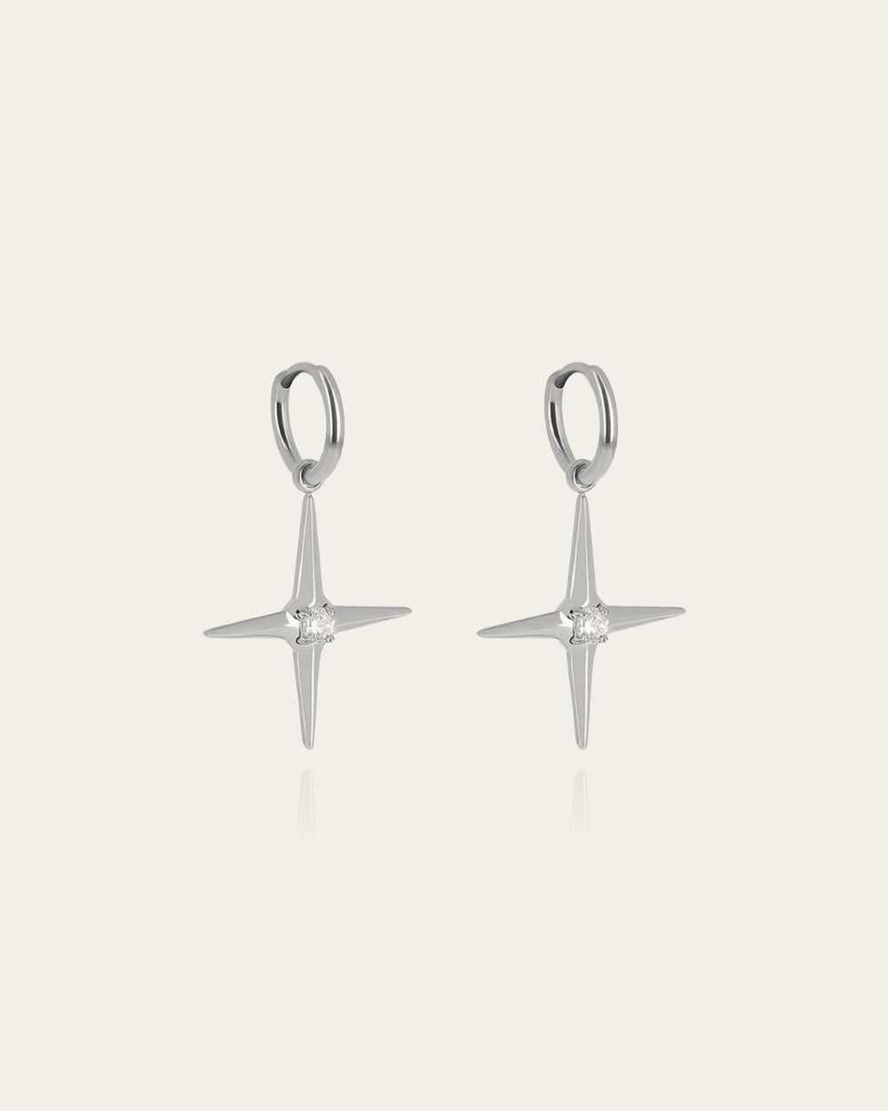Boucles d'oreilles Isidore (Acier)