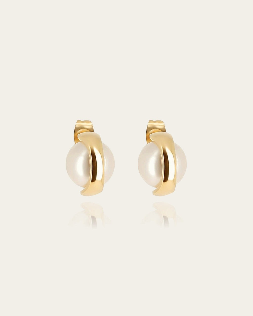 Boucles d'oreilles Cyrio (Acier doré)