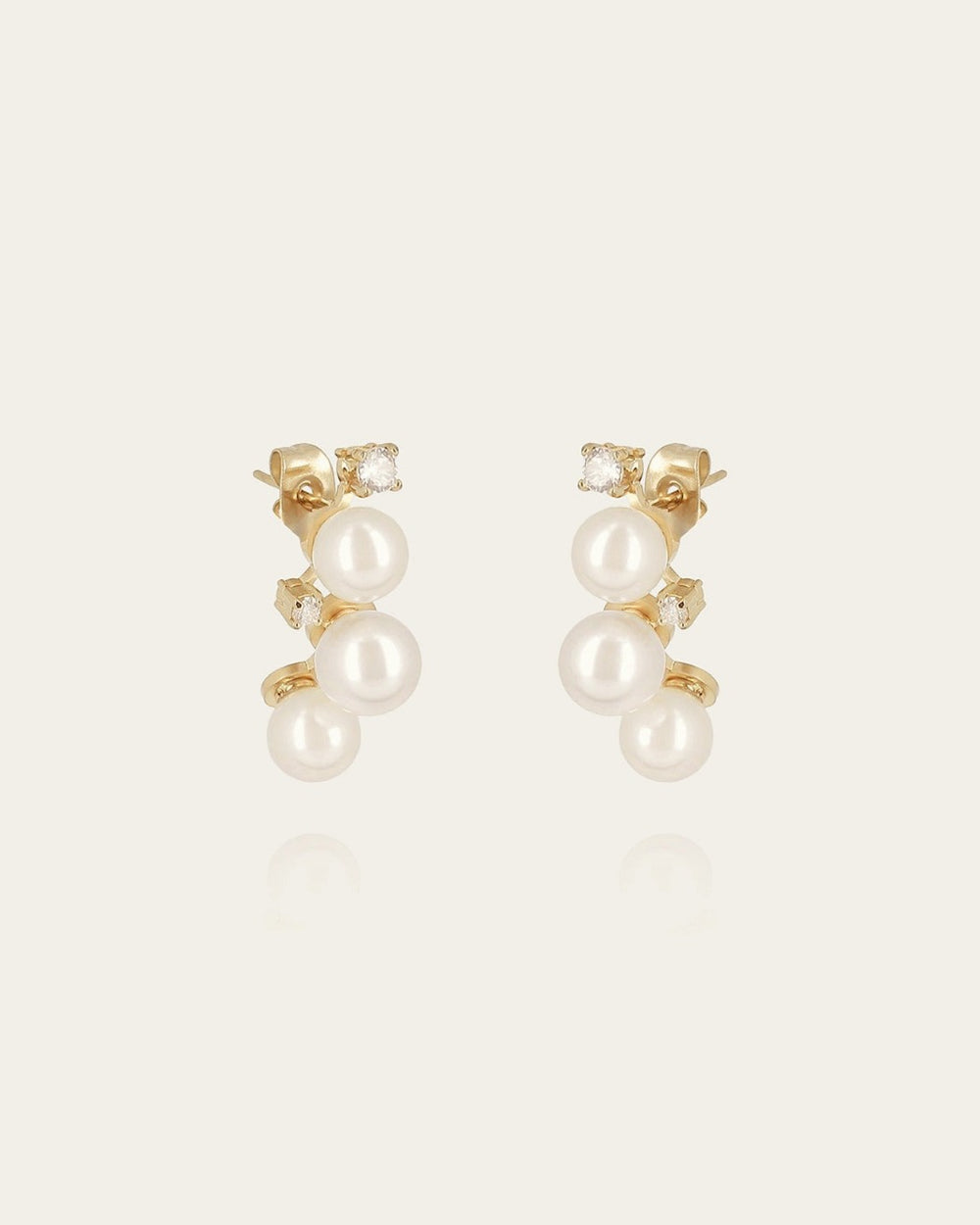 Boucles d'oreilles Terrazzo (Acier doré)