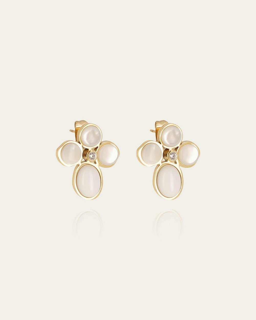 Bonaita earrings (Gold-plated steel)