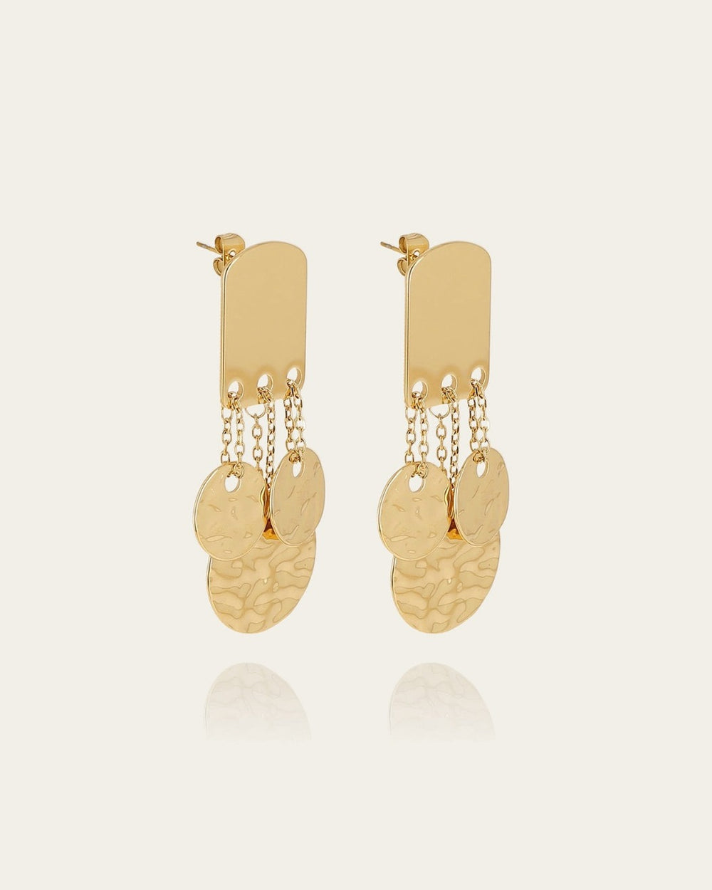 Haloa Earrings (Gold-plated Steel)
