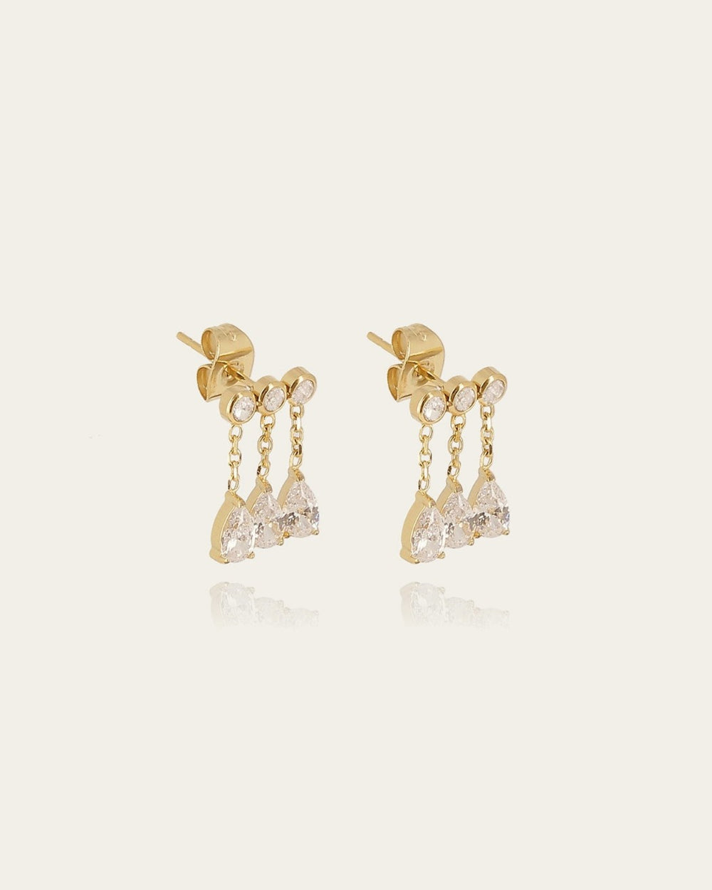 Boucles d'oreilles Ronja (Acier doré)