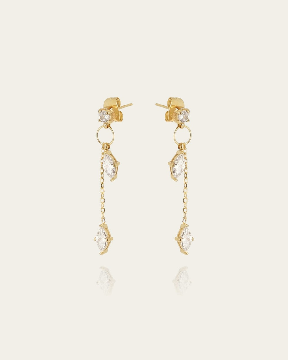 Cordoba Earrings (Gold-Plated Steel)