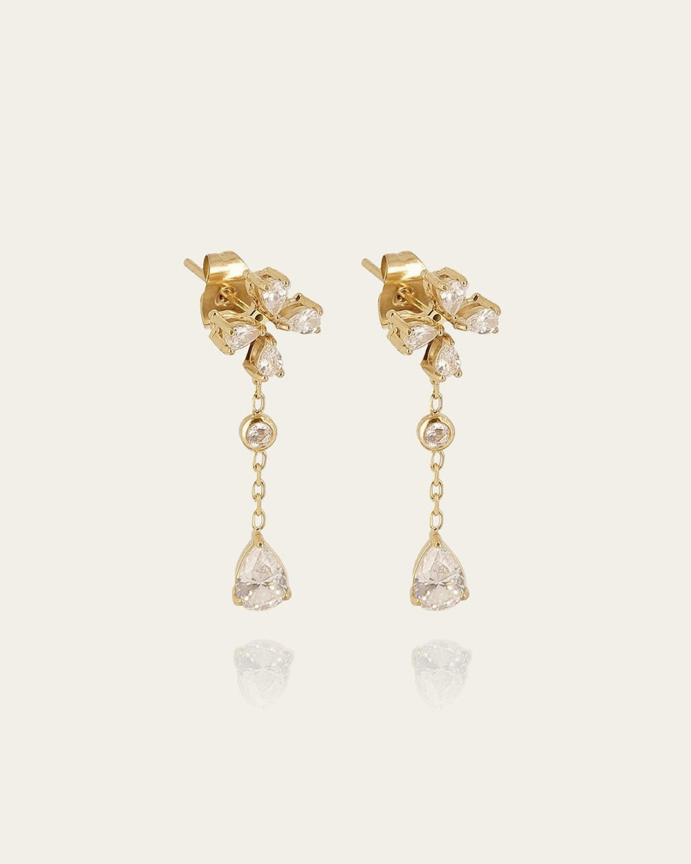 Célia Earrings (Gold-Plated Steel)