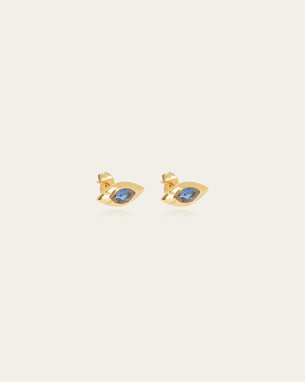 Boucles d'oreilles Ausar (Acier doré)