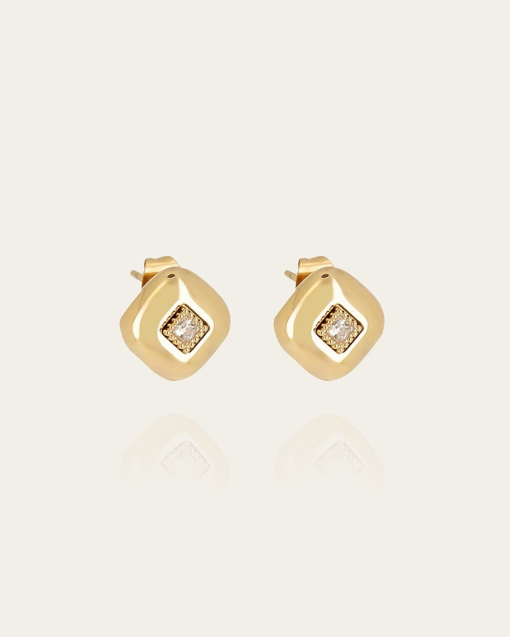 Zuani Earrings (Gold-plated steel)