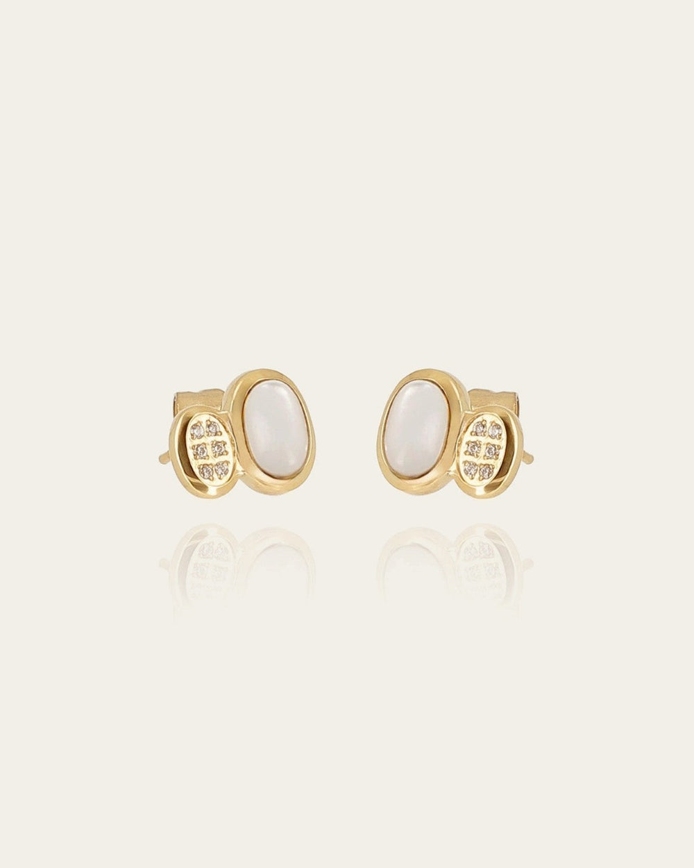 Boucles d'oreilles Nicolosi (Acier doré)