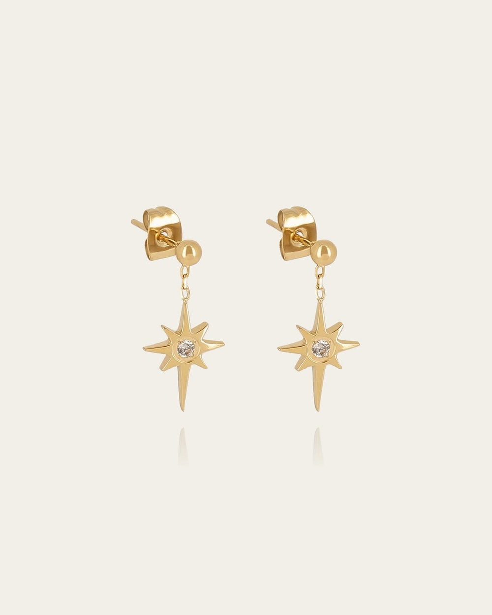 Boucles d'oreilles Aylan (Acier doré)