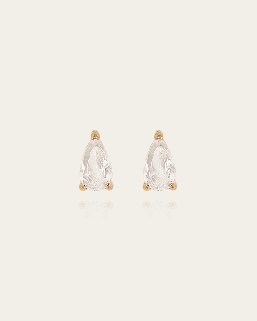 Boucles d'oreilles Anaé (Acier doré)