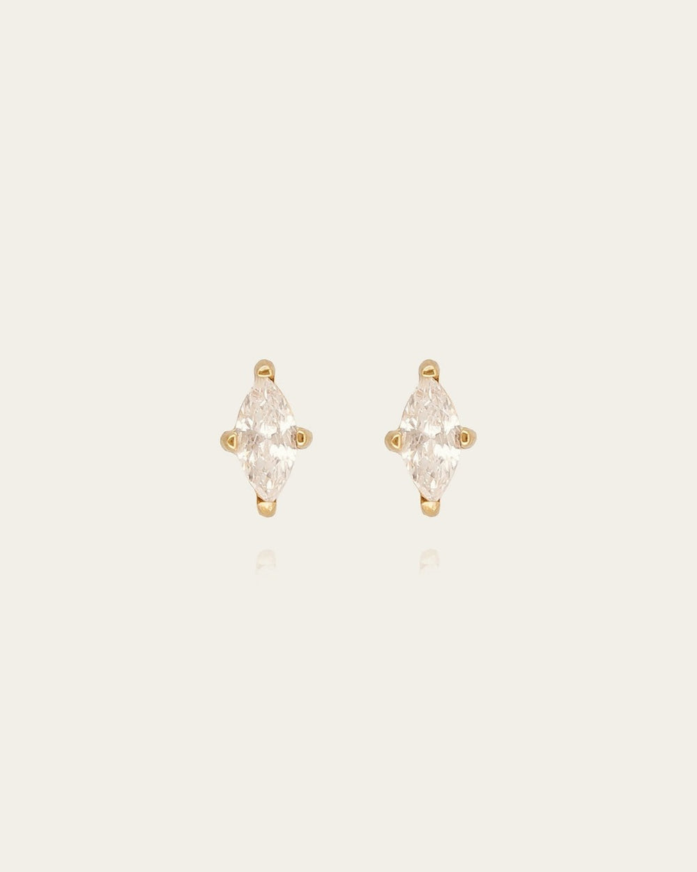 Boucles d'oreilles Avaé (Acier doré)