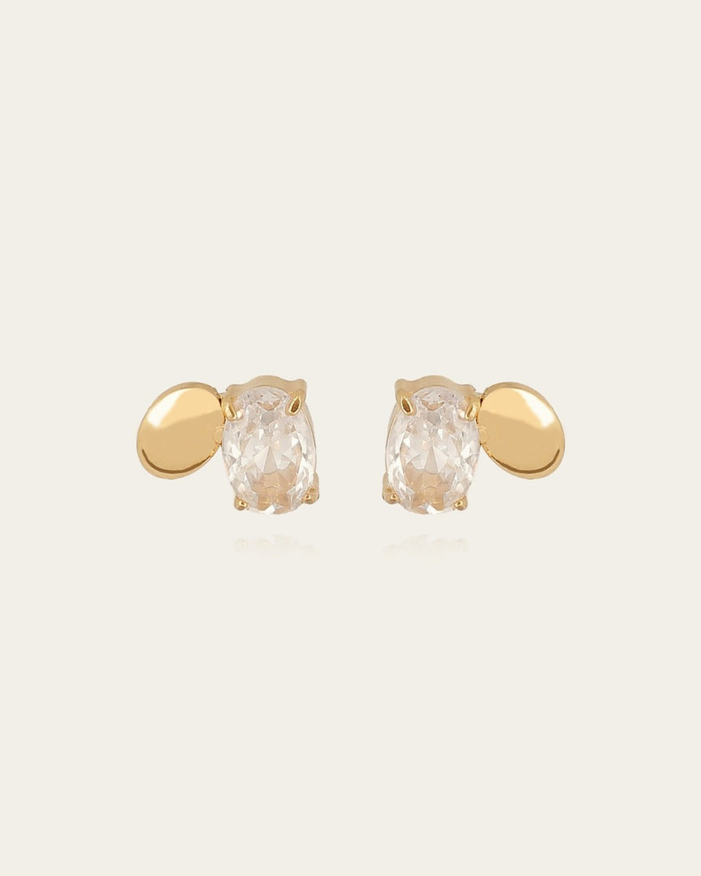 Boucles d'oreilles Ilya (Acier doré)