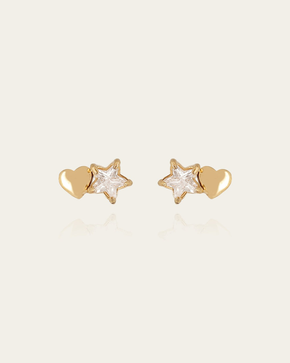 Boucles d'oreilles Nival (Acier doré)