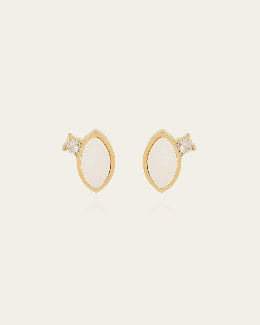 Boucles d'oreilles Ceylan (Acier doré)