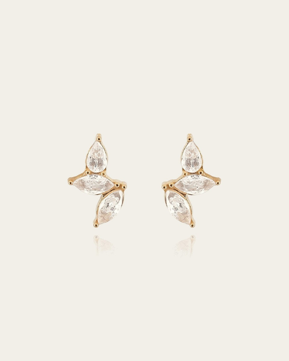 Boucles d'oreilles Sturt (Acier doré)