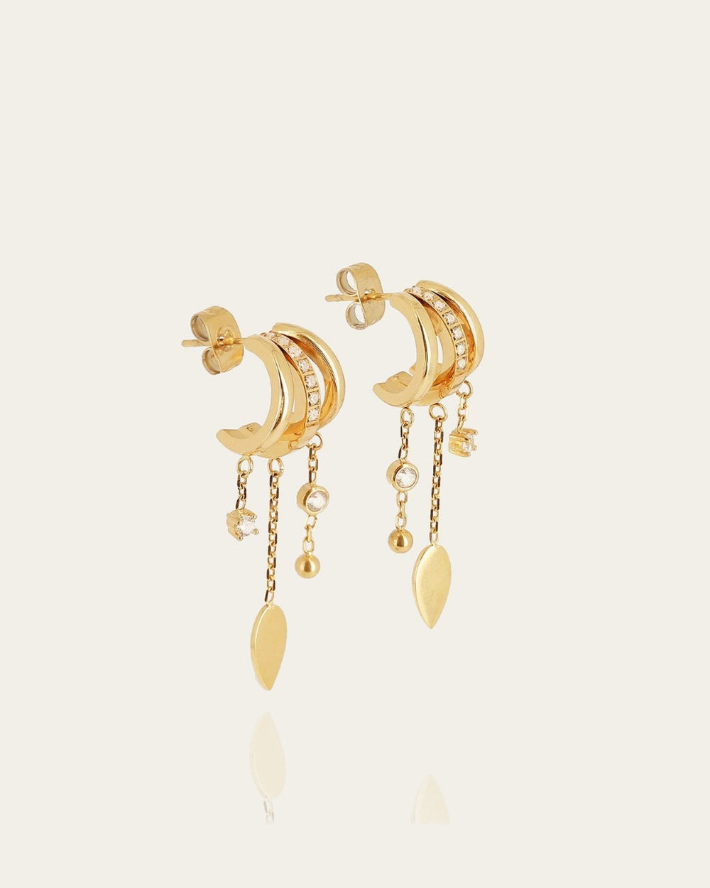Isabella Earrings (Gold-plated Steel)