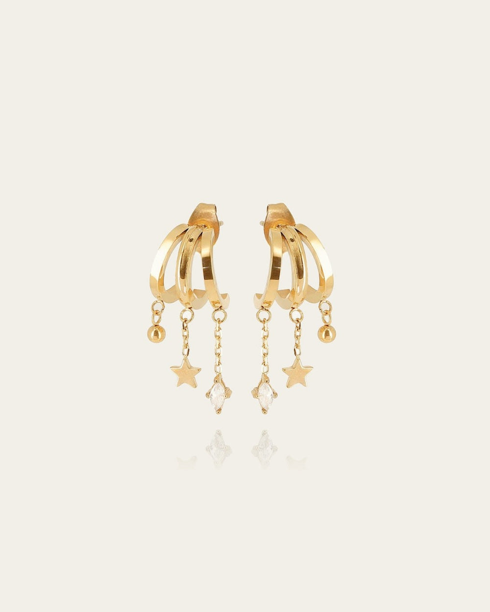 Abril Earrings (Gold-plated Steel)