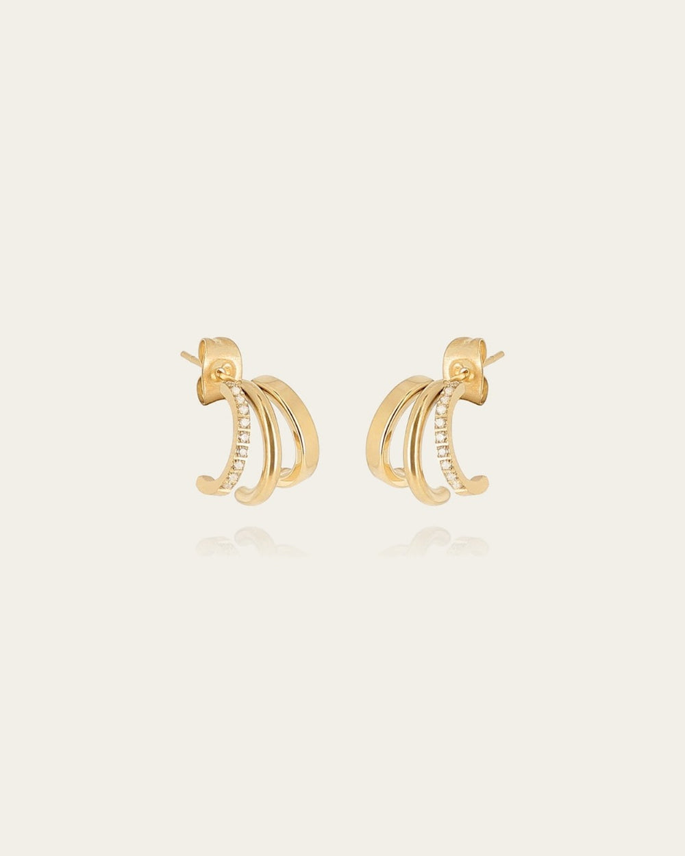 Virginia Earrings (Gold-plated steel)
