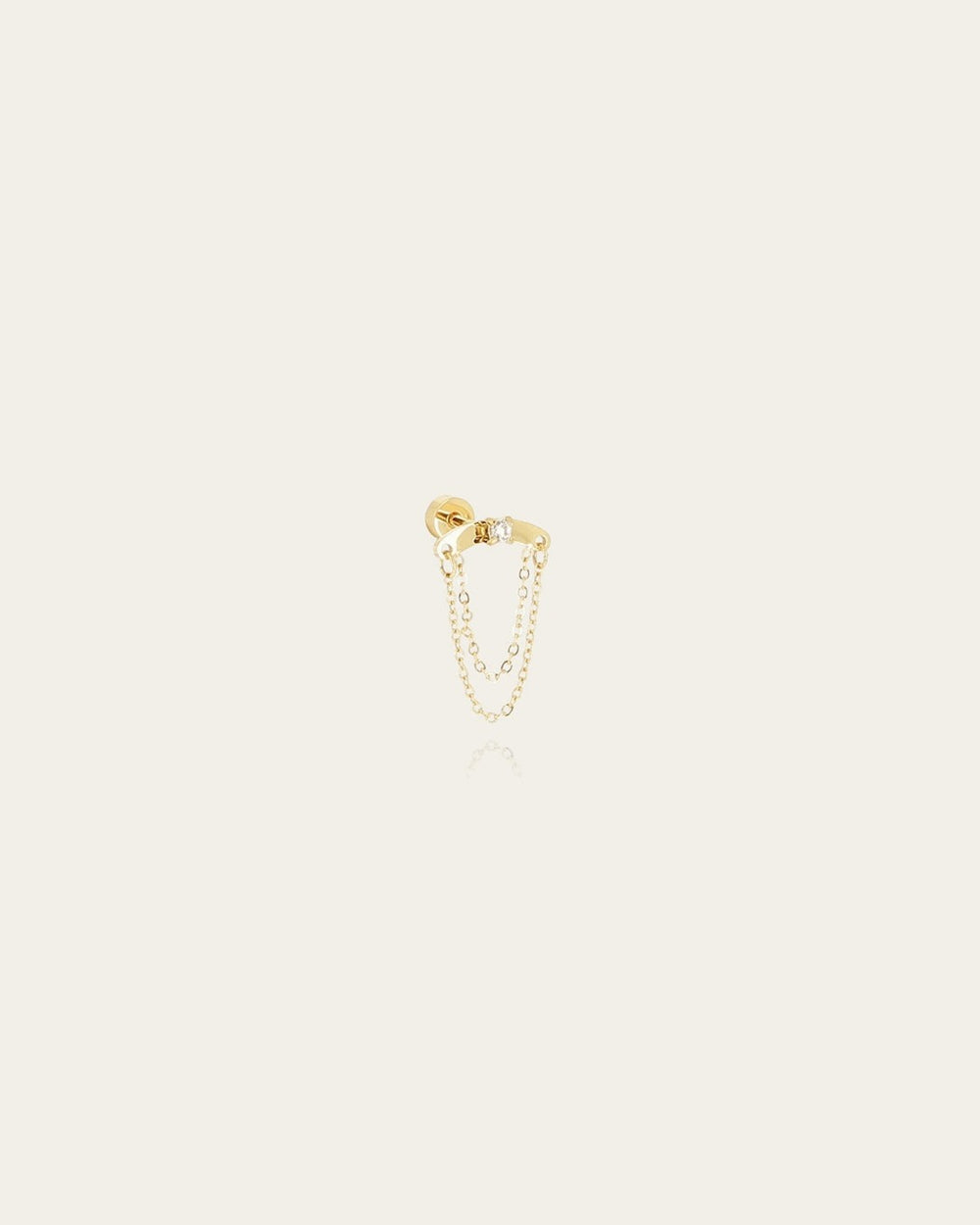Piercing Fakarava (Acier doré)