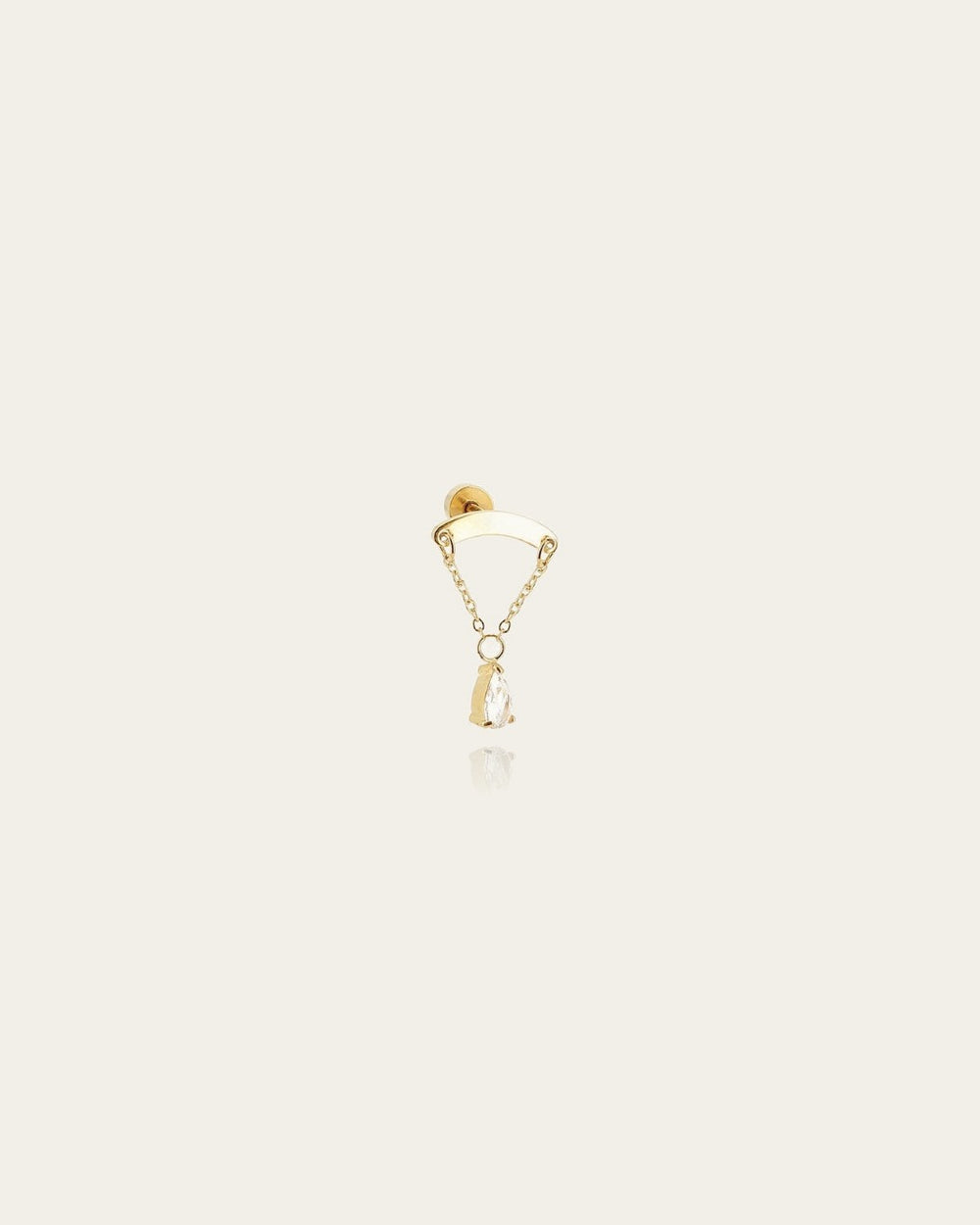 Piercing Takaroa (Acier doré)