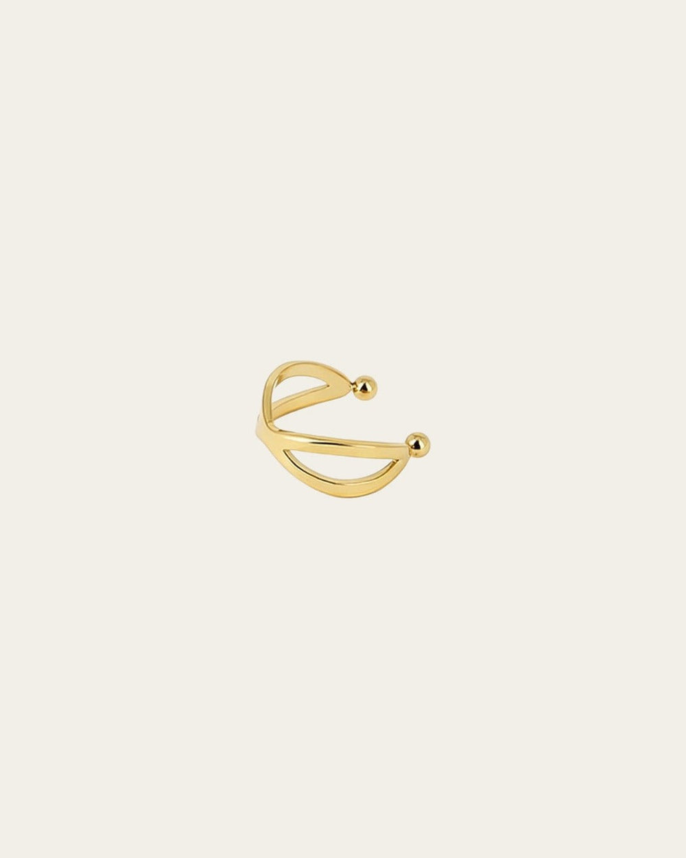 Earcuff Ariétides (Acier doré)