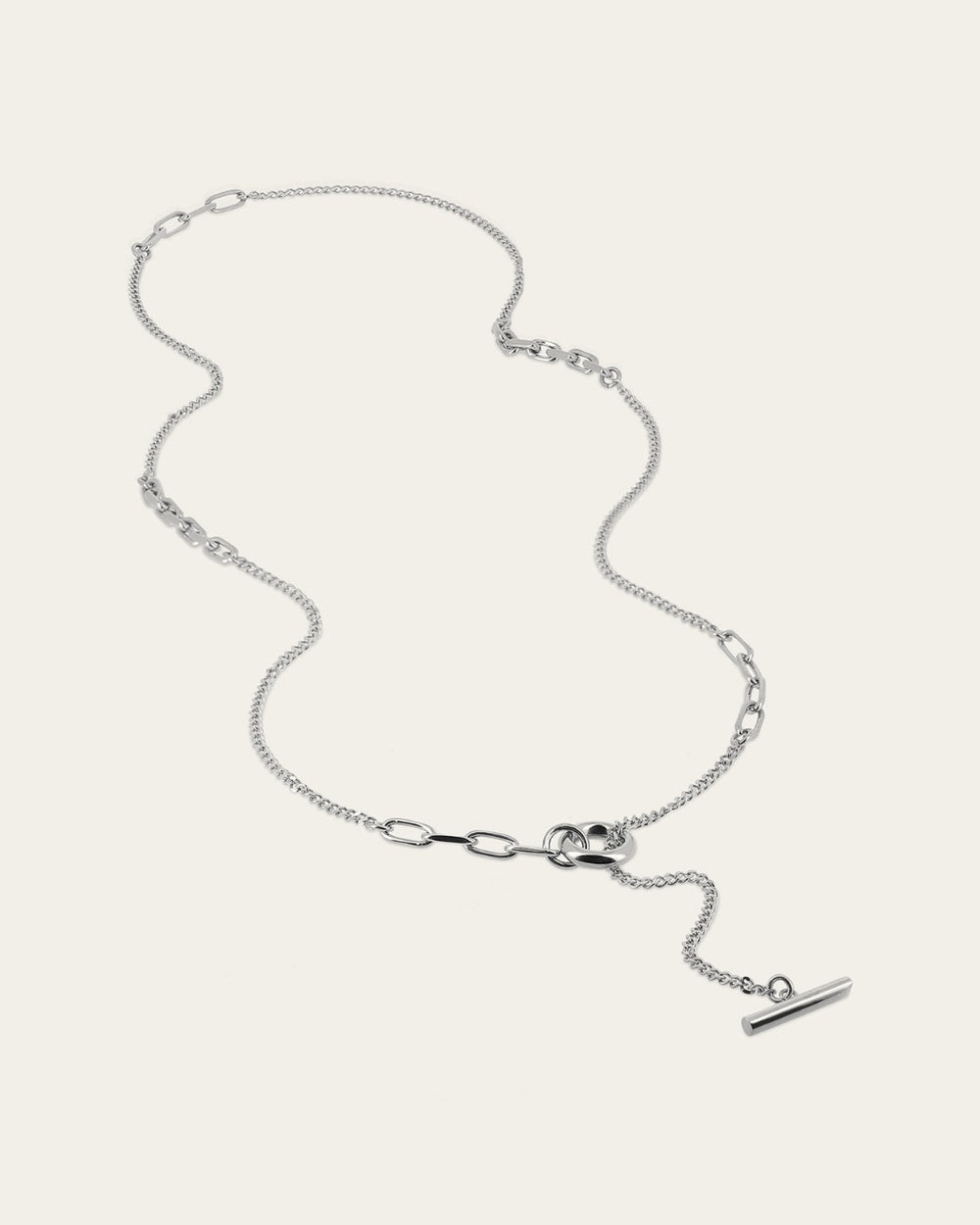 Naboo Long Necklace (Steel)