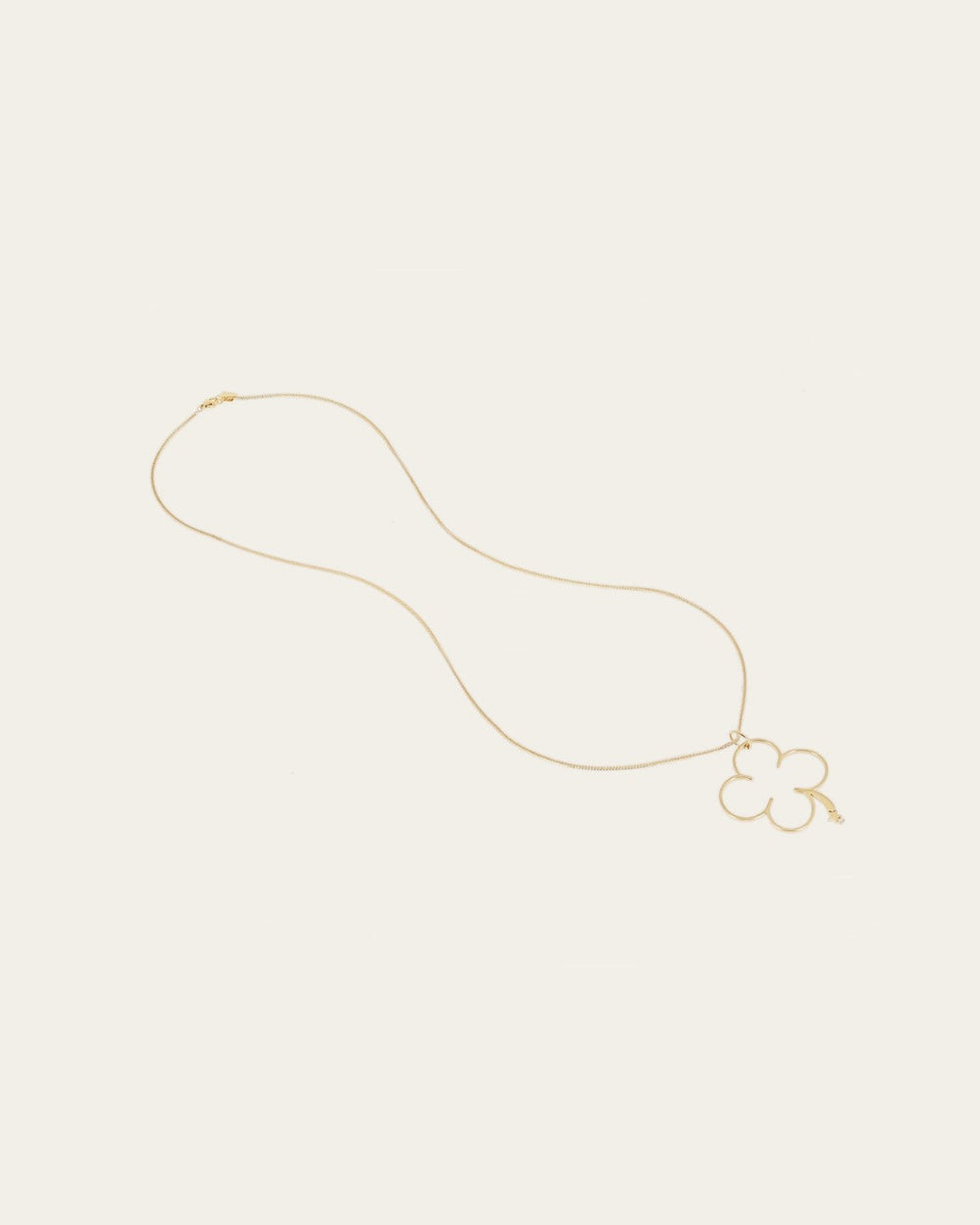 Egeo Long Necklace (Gold-plated Steel)