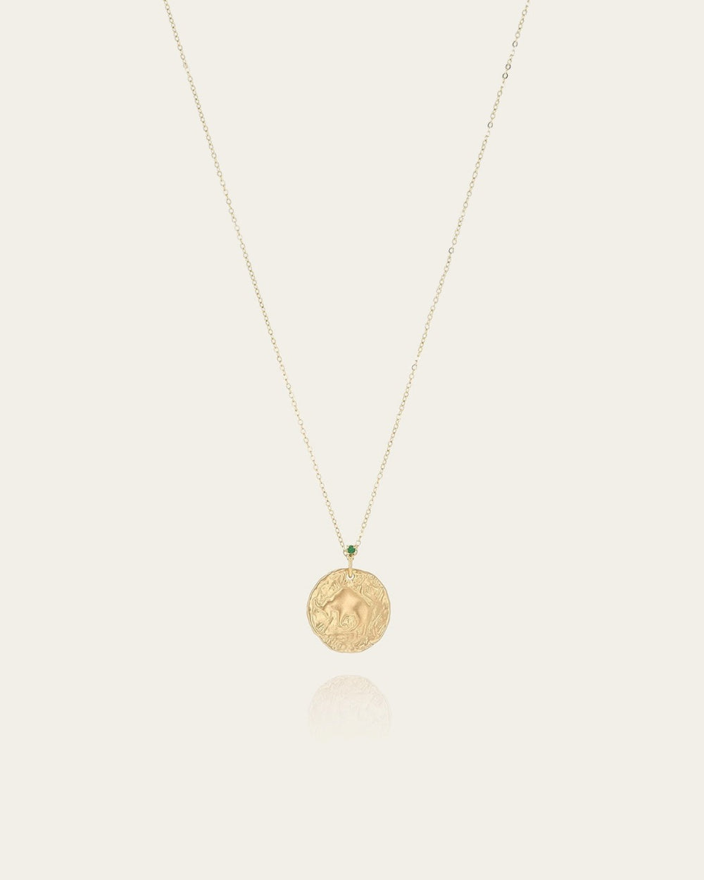 Tauros necklace (Gold-plated steel)