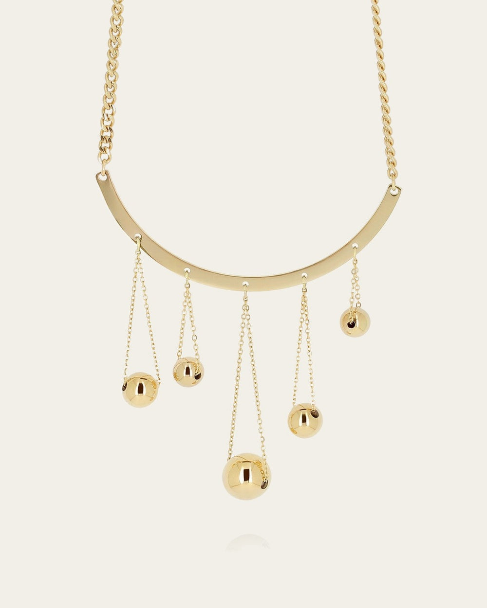 Aversa Necklace (Gold-plated steel)