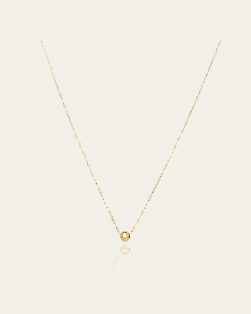 Collier Minidisco (Acier doré)