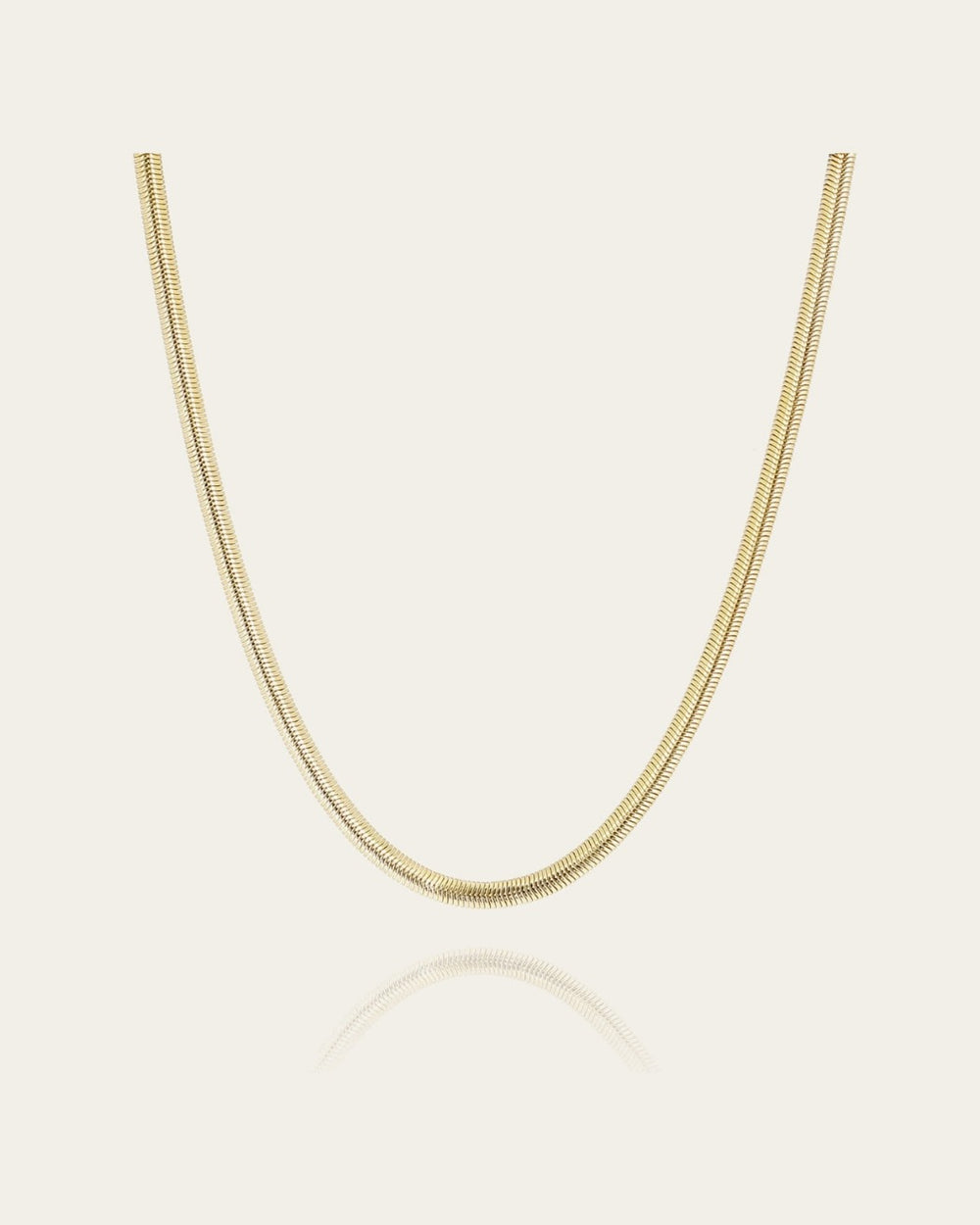 Collier Anubis (Acier doré)