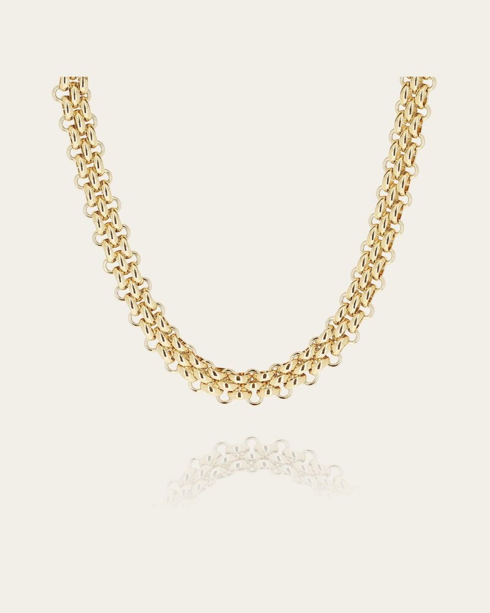 Axelle necklace (Gold-plated steel)