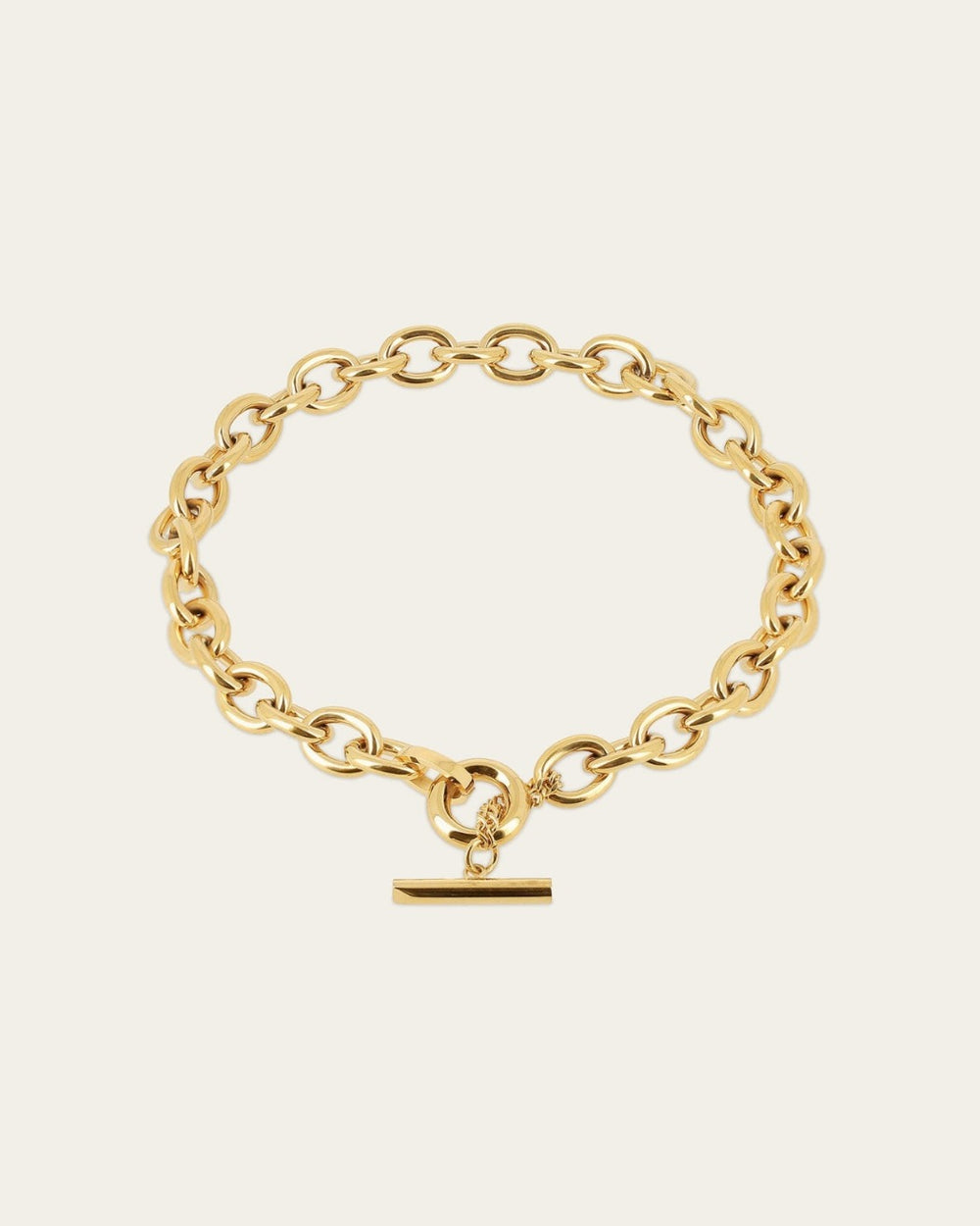 Collier Ecume (Acier doré)