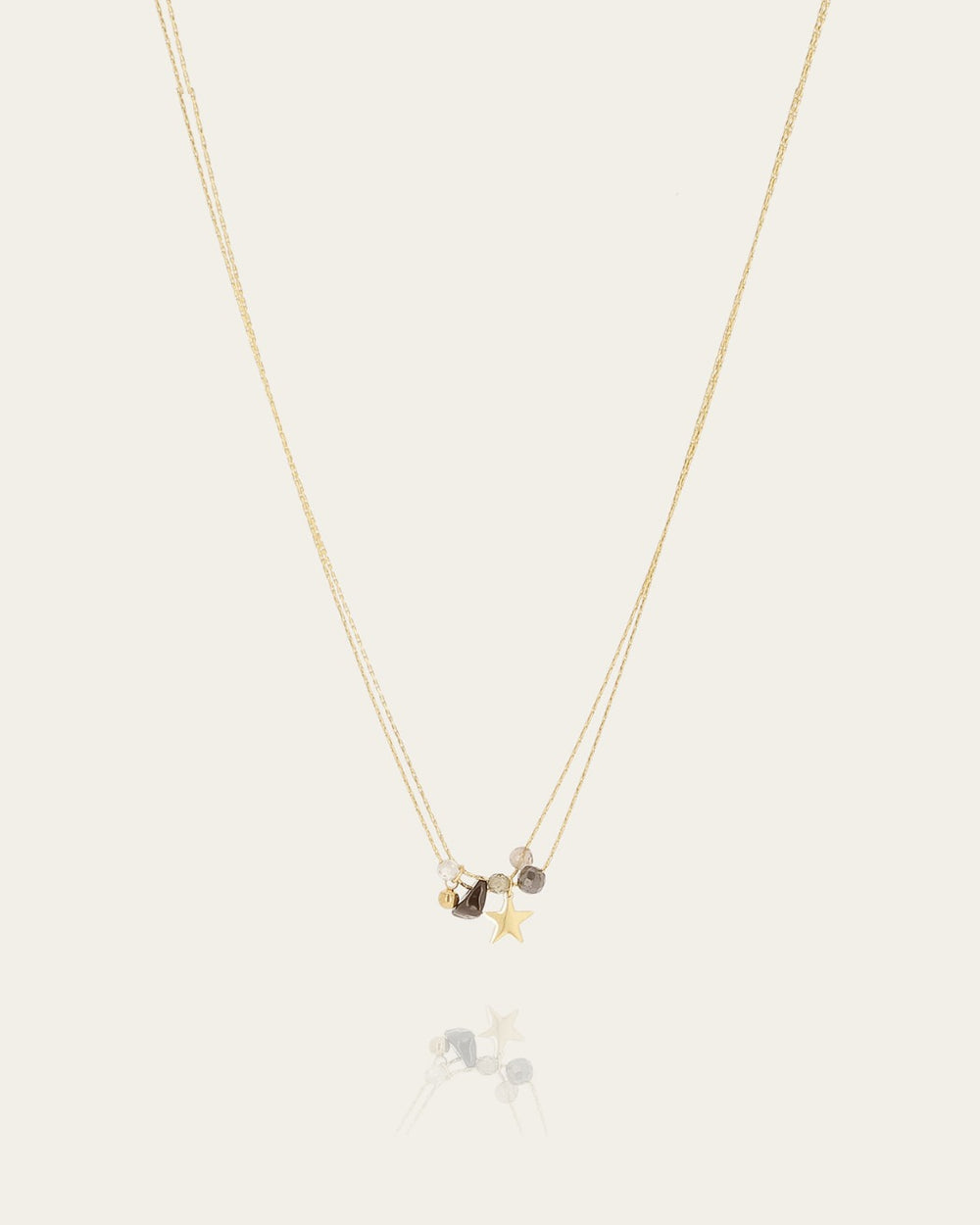 Axis Necklace (Gold-plated Steel)