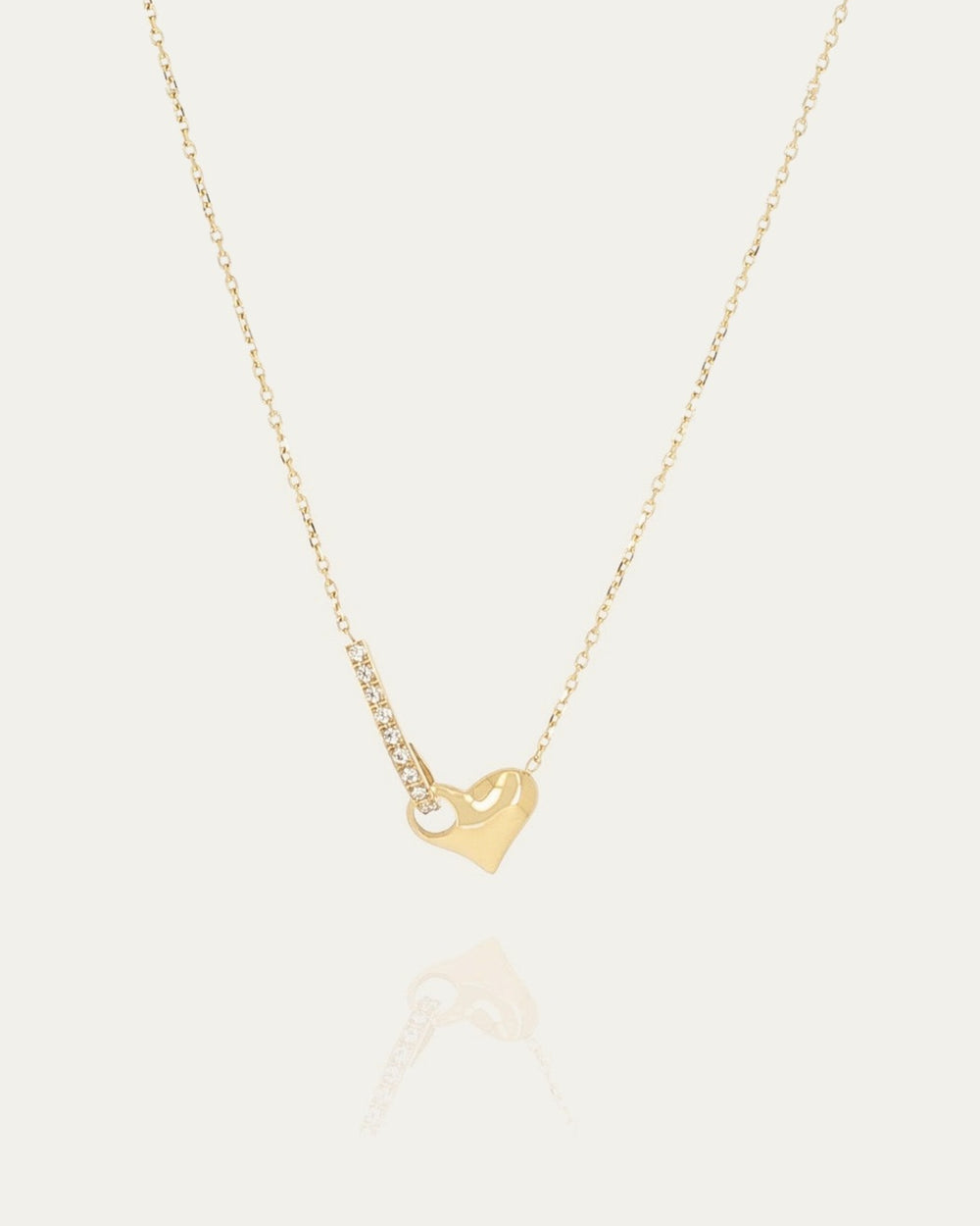 Collier Sélénia (Acier doré)