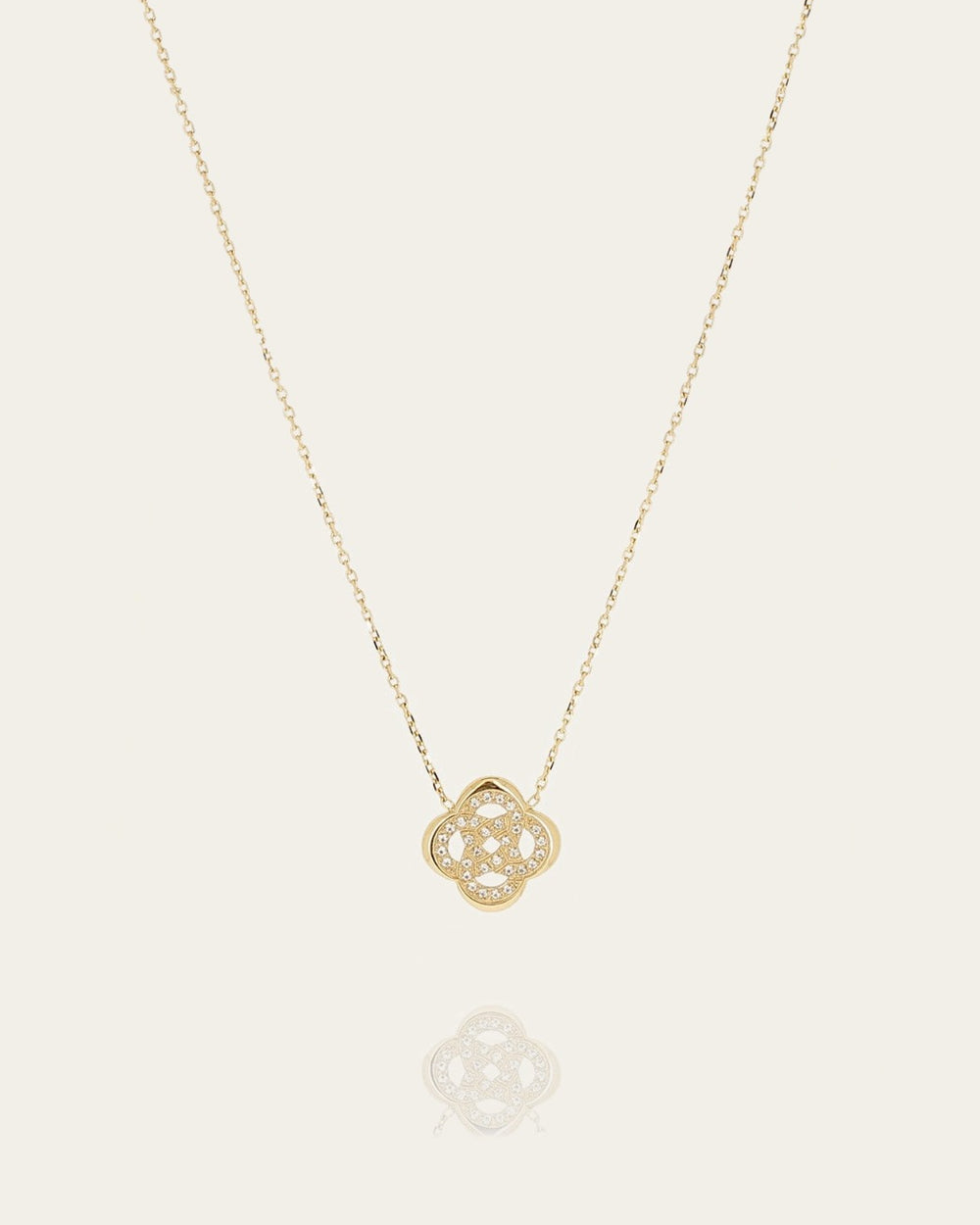 Collier Eternel (Acier doré)